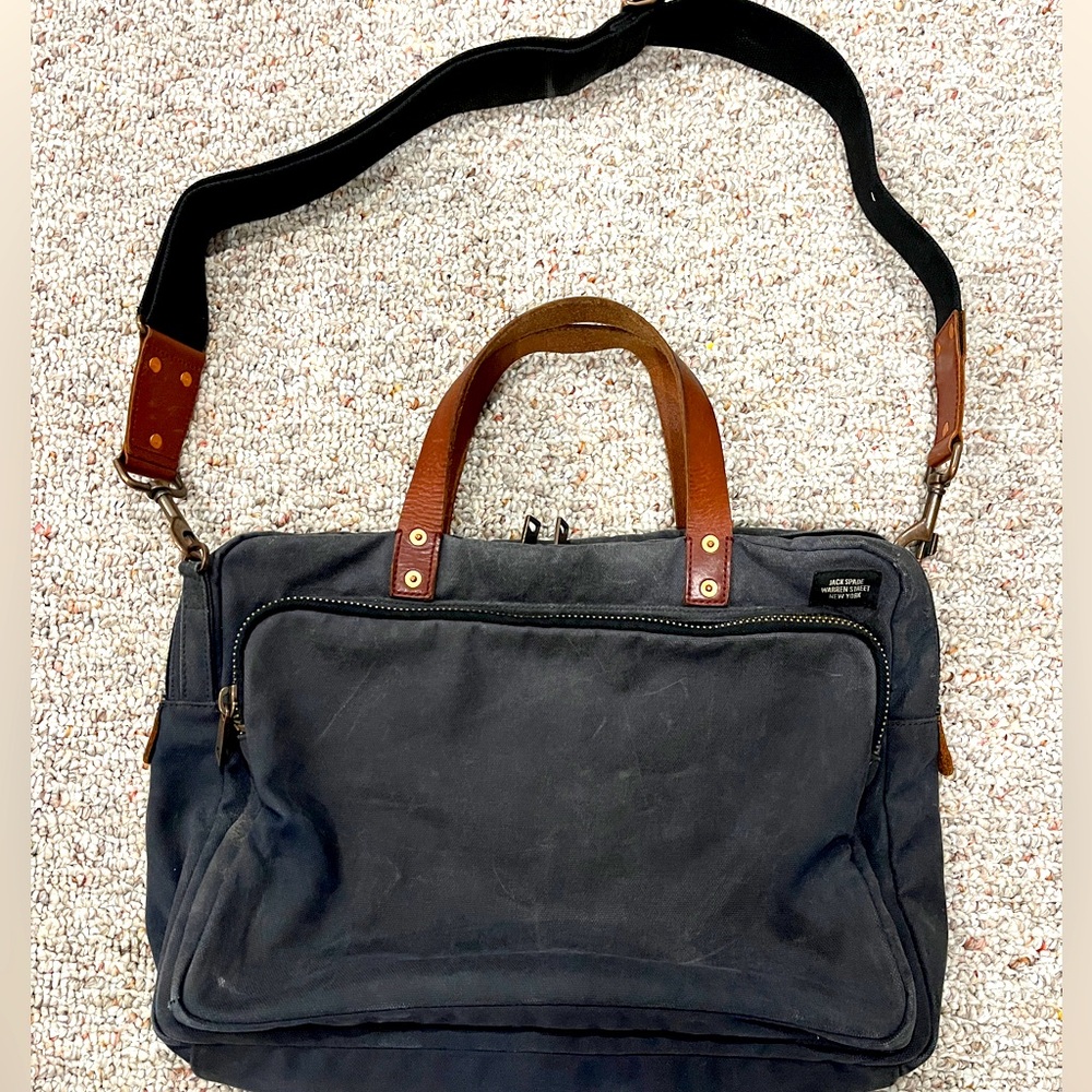 Jack Spade denim briefbag. EXTREMELY rare!